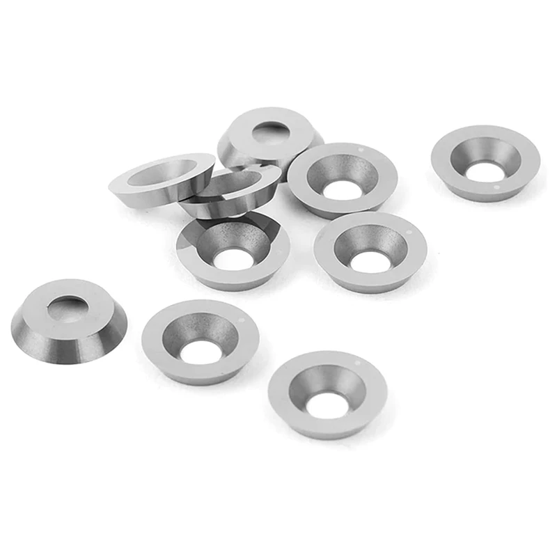 10개 16X3.0mm-30 ° 선반 목공 마무리용 커터 교체용 인서트 커터, 홀로워 도구, 선반 도구 및 액세서리-ABFB
