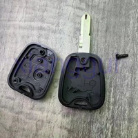 รีโมทกุญแจรถยนต์ 2 ปุ่ม ชิป ID46 PCF7961 ความถี่ 433.92MHZ สำหรับ Peugeot 107 206 207 306 307 407 และ Citroen C1 C2 C3 Saxo Picasso 3