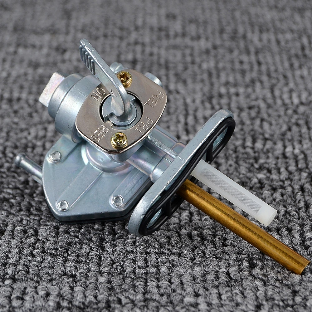 Universal Motorcycle Fuel Tank Petcock Valve Switch Replacement - Fits Kawasaki, Suzuki, Yamaha ATVs