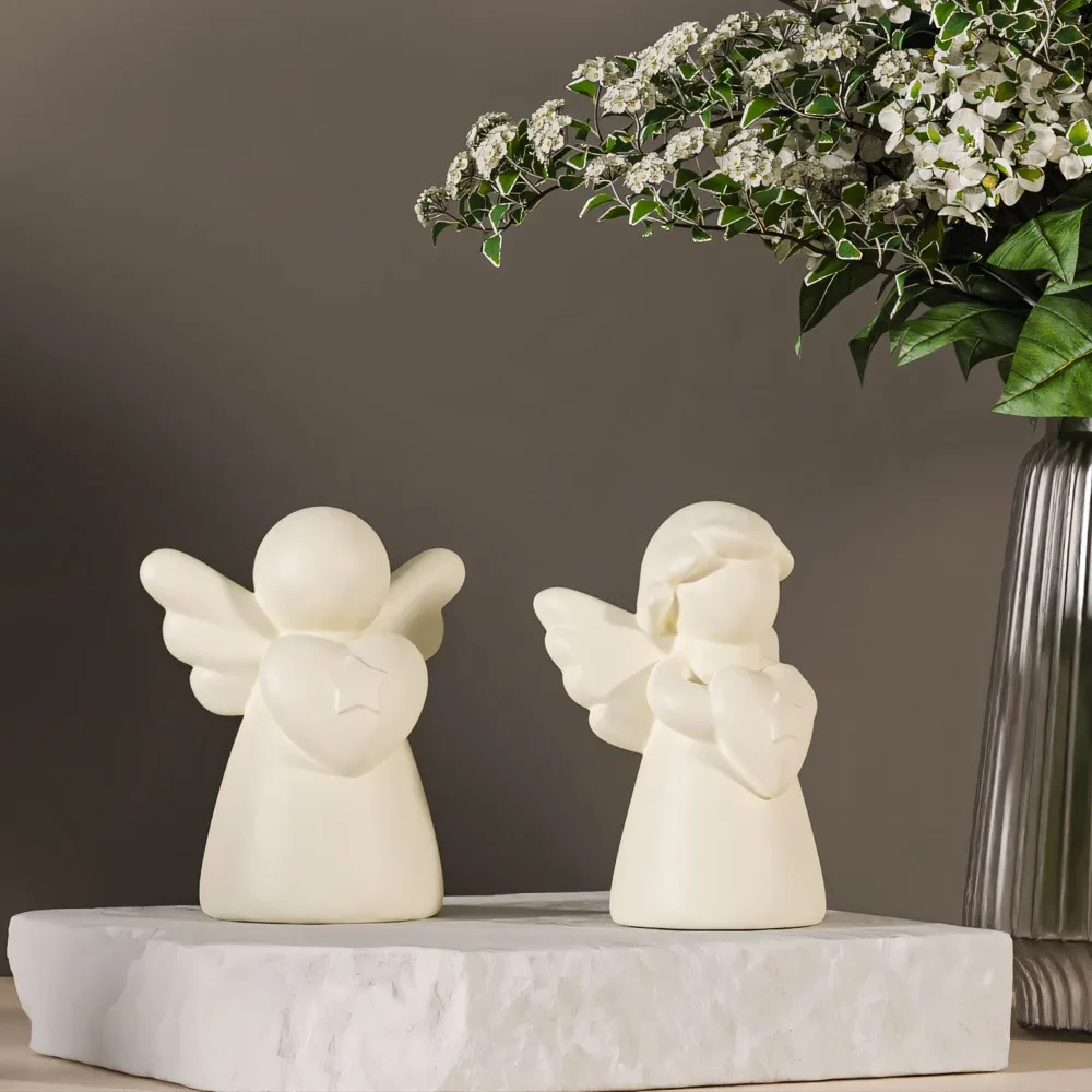 Heart Wings Angel Silicone Candle Mold - Example Craft 1
