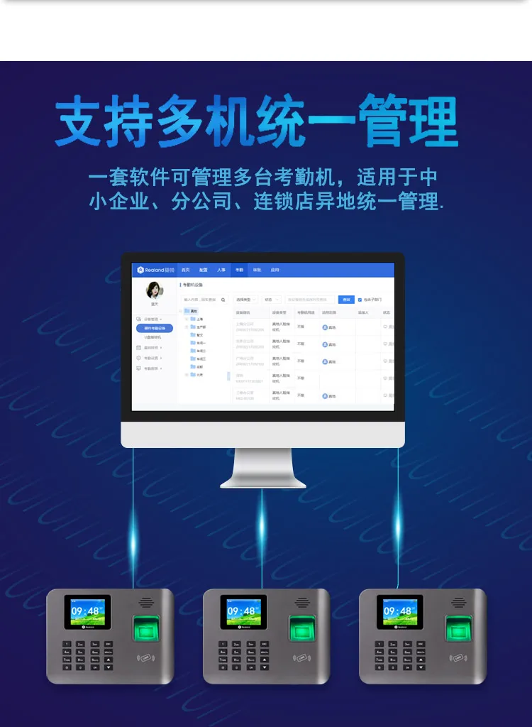 2.4" TFT WIFI LCD Biometric Fingerprint/ID Card Time Attendance Machine DC 5V/1A Time Recorder