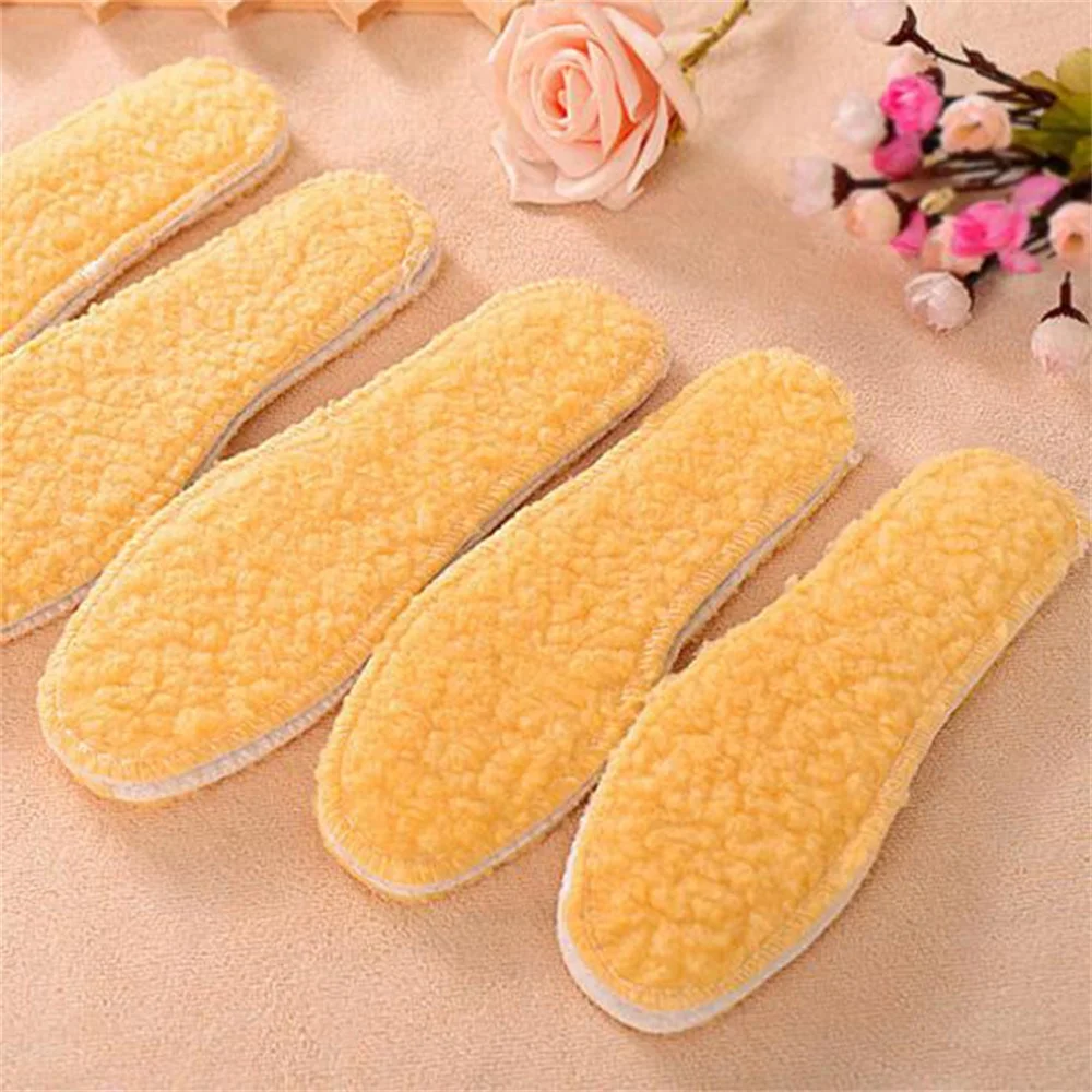 Unisex Fleece Warmer Shoes Pad Shoes Insoles SPORTSHUB Artificial Wool Insole Thickening Thermal Snow Boots Insoles NR0080
