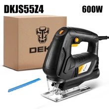  Variable Speed Electric Saw with 1 Piece Blades/1 Metal Ruler/2 Carbon Brushes/1 Allen Wrench Jigsaw Power Tools 