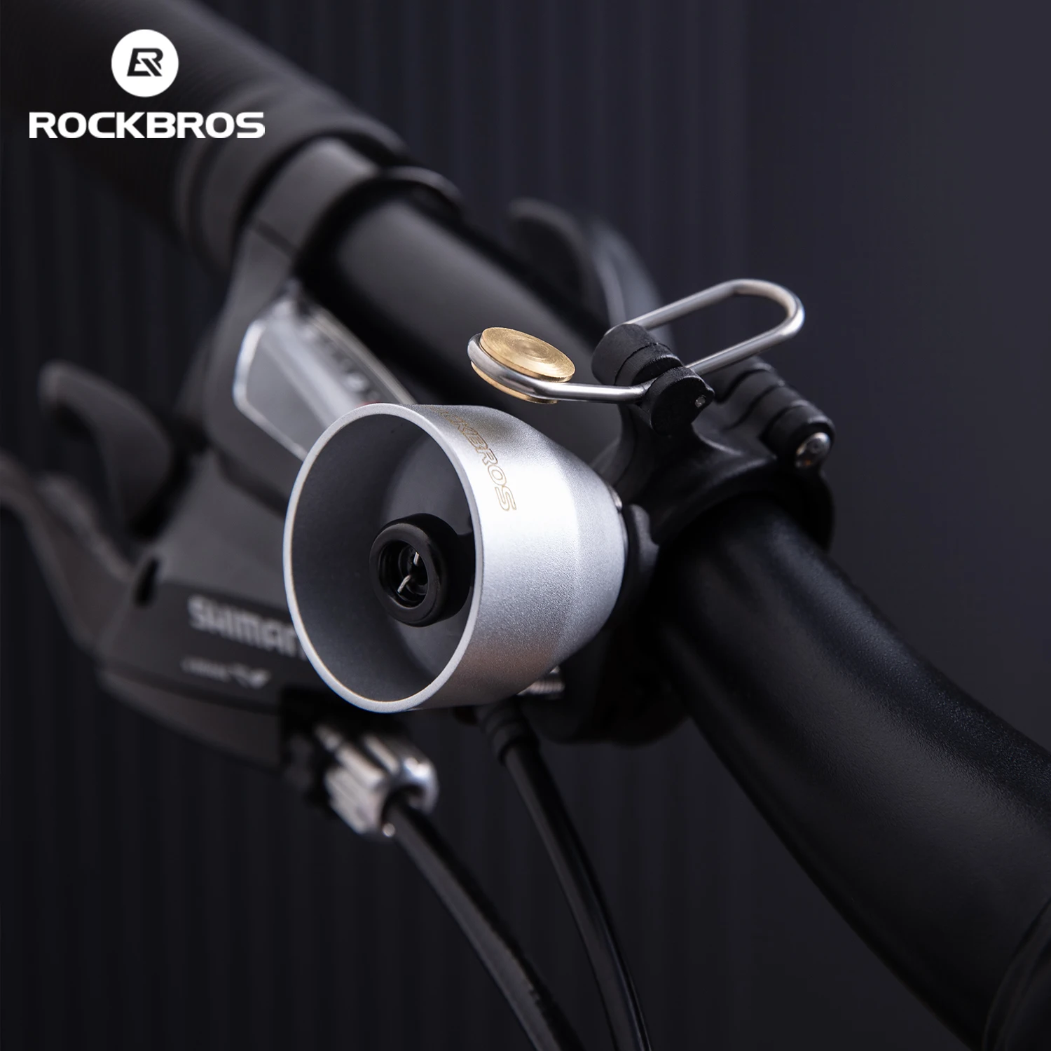 Rockbros Compact Bike Bell High-Pitched Copper Waterproof Cycling Warning Horn