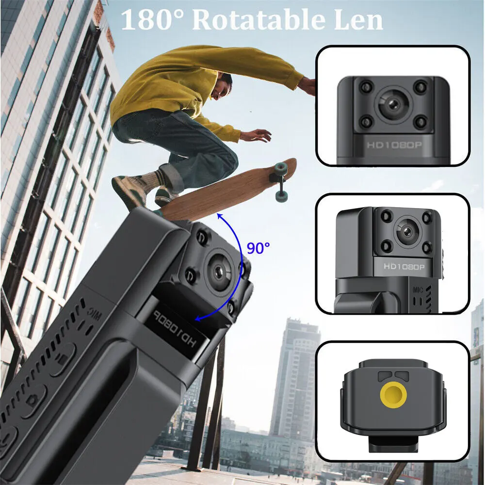 1080P Mini Camera Motion Detection Portable Digital Video Recorder Body Camera Night Vision Recorder Miniature Camcorder body camera mini digital camera mini camera