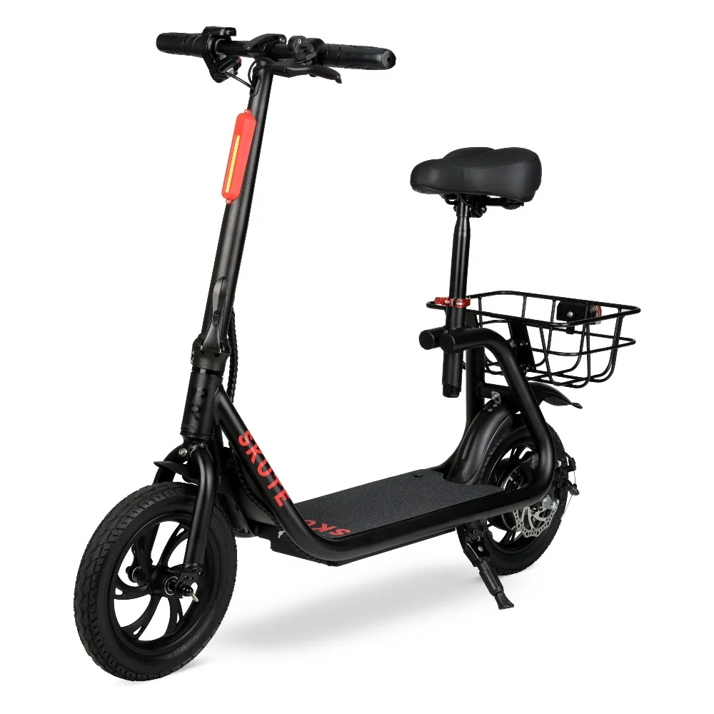 

2023 New Hyper Toys 36 Volt Skute Commute, 12 Inch Seated Electric Scooter, Max Speed 15.5 Mph, Max Distance 15 Miles