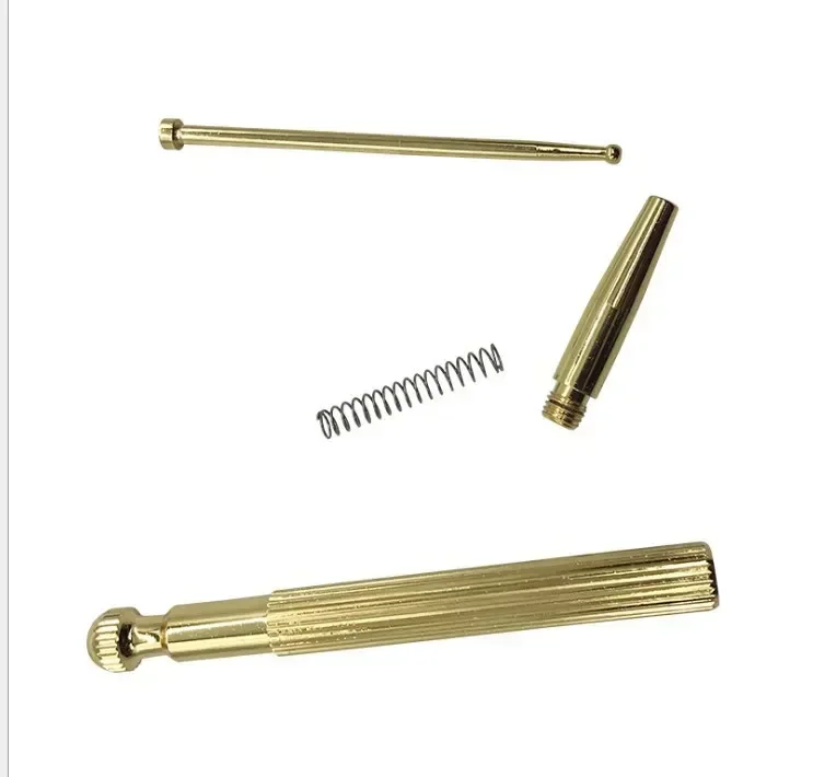 Description Picture 3 of itemPen Double Headed Spring Ear Care Tool Point Probe Facial Reflexology Massage Tool Retractable Acupuncture Pen Massager for Face