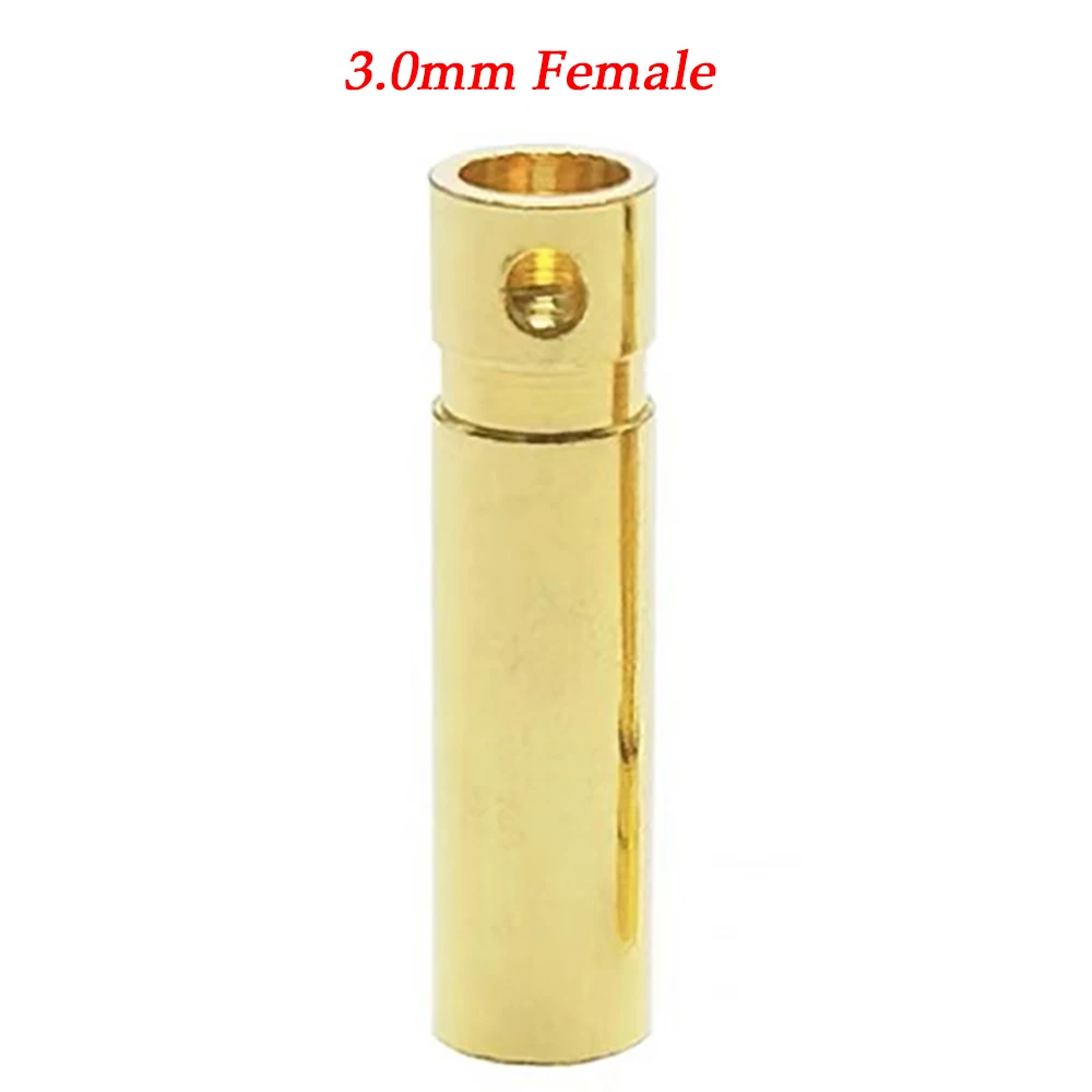 5 Paia Di Spine D'Oro Da 4mm Per Batterie Lipo 5 Paia Di Spine D'Oro Da 4mm Per Batterie Lipo