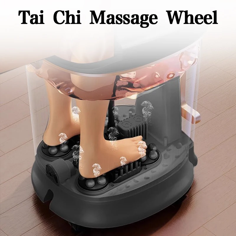 Fumigation Calf Feet Spa Foot Bath Massager Electric Bucket Tropical Automatic Massage Massag Detox Machine Foldable Roller 65cm