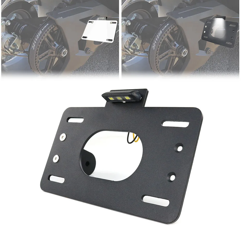 Moto Swingarm Targa Relocator Misura Per Polaris Slingshot Base/Sl/Sl Le/Slr/Gt Le/Gt/Slr Le/R Staffa Targa
