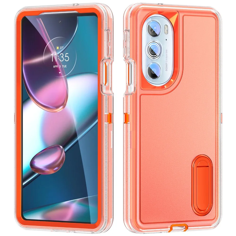 Premium Heavy Duty Rugged Case with 3-Layer Shockproof Protection and Kickstand