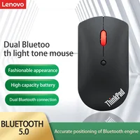 Wireless Mouse Lenovo ThinkPad Wireless Mouse 4Y50X88822 Mouse Dual Bluetooth Office Mouse Laser Mouse Black Ergonomic Mouse Laptop Mouse