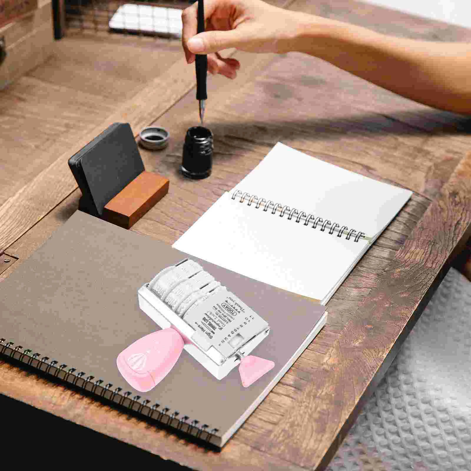 Seal Diary DIY Planner Stamp Walker Postage Stamps Useful Date Plastic Postage Stampsing Roller Knob Postage Stamps