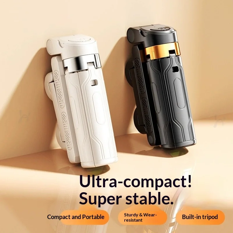 Super Mini Selfie Stick Portable Phone Holder Shooting Aid Versatile Integrated Design Bluetooth Remote Handle Selfie Sticks