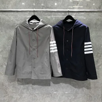 TB-Veste respirante en nylon pour homme, ensemble de sport à capuche, vêtements respirants, mode printemps et automne, haute qualité 1