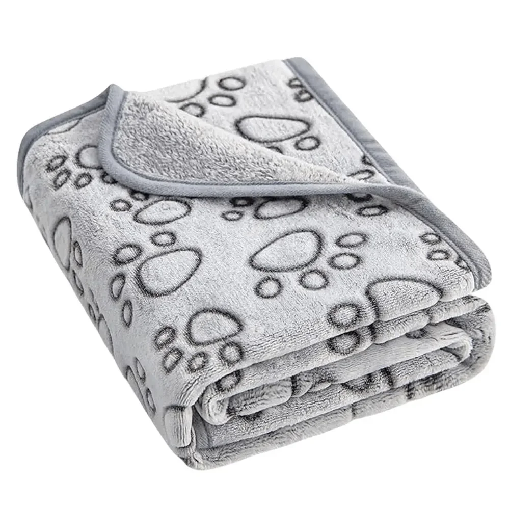 Flannel Dog Blanket Soft Warm for Sofa Bed