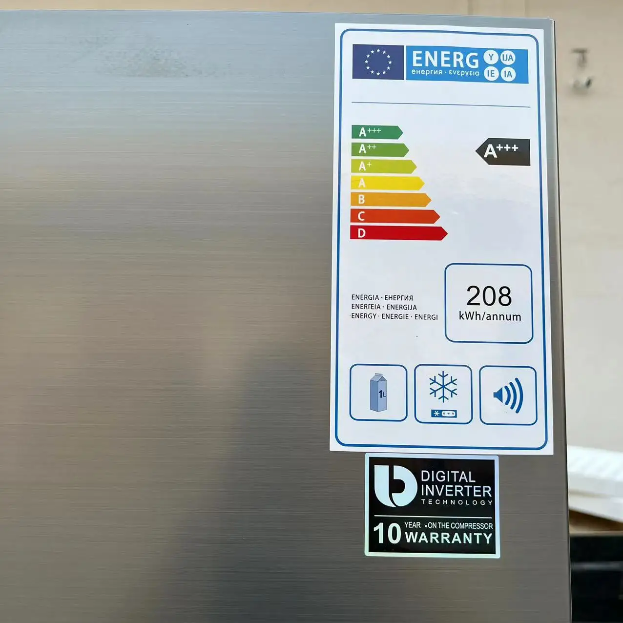Sam sung bottom freezer with water dispenser stainless steel free standing BCD-321 air cooled two doors refrigerator cheap price