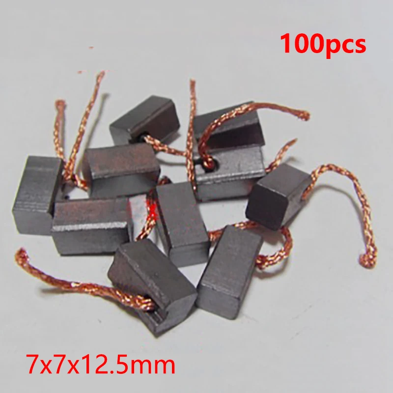 Carbon Brushes 100pcs for Automobile Heater Blower Fan Air-blower Car Motor