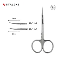 STALEKS Pro Expert 11 Type 1 High Quality Nail Cuticle Scissors Stainless Steel Eyebrow Scissors Trim Nose Hair Makeup Tools 1