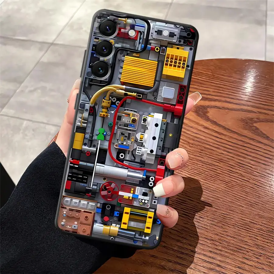 Premium Soft Phone Case with Device Structure Diagram Design