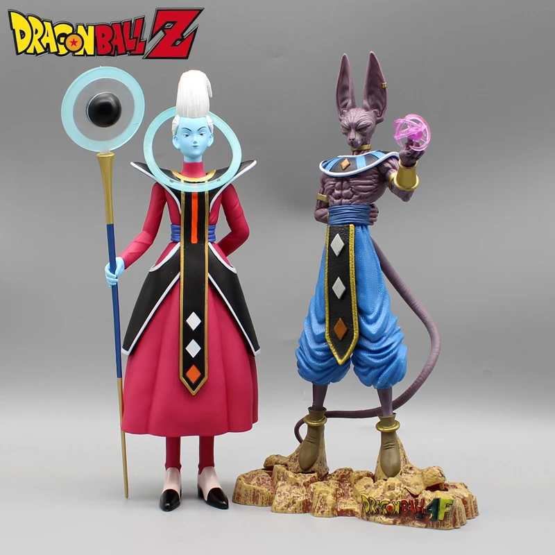 Dragon Ball Z Super Anime Figure Angel Whis Gods Of Distrution Beerus Manga Statue Action Figurine Collection Model Toys Gift