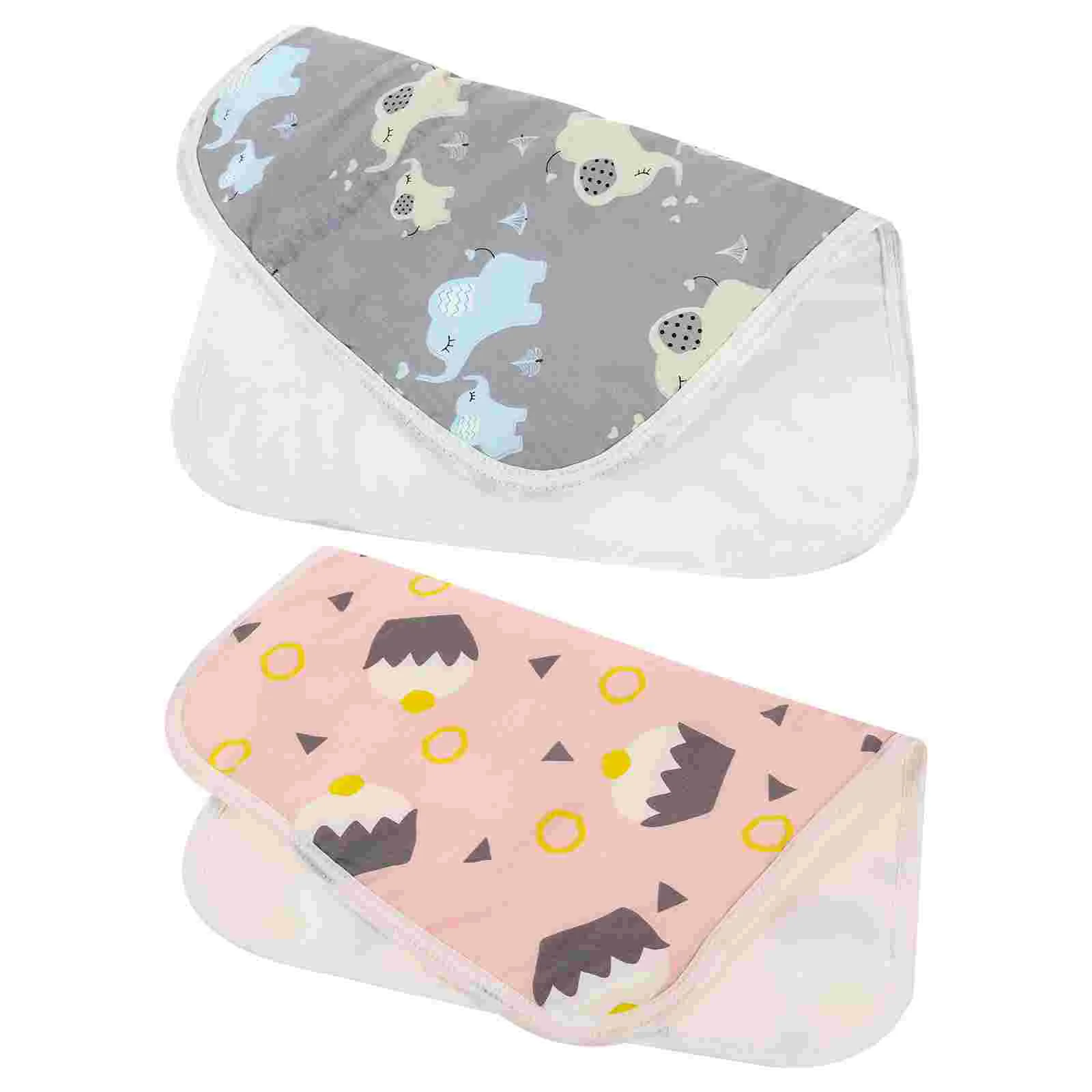

2Pcs Small Pet Changing Mat Guinea Pig Urinal Pad Pet Training Pad Pet Cage Cushion (Random Style)