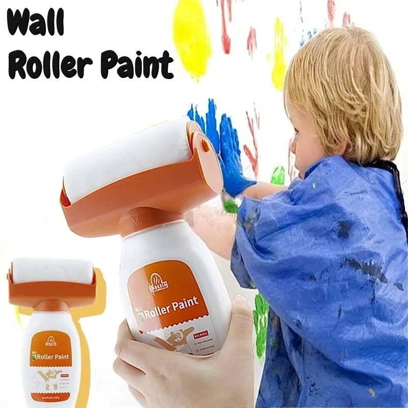 

Wall Paint Waterbased Repair Paint Hot Antibacterial Latex Paint White Small Roller Portable Wall Repair Roller Paint Touch Up
