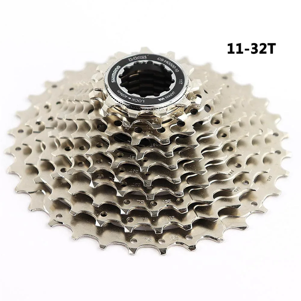 Shimano CS HG500 10 speed Road Bicycle Cassette Sprocket For 10s 10v Road Drivetrains 12-28T 11-25/32T/34T Freewheel Bicycle sprocket gear bicycle cassette bike freewheel bike sprocket