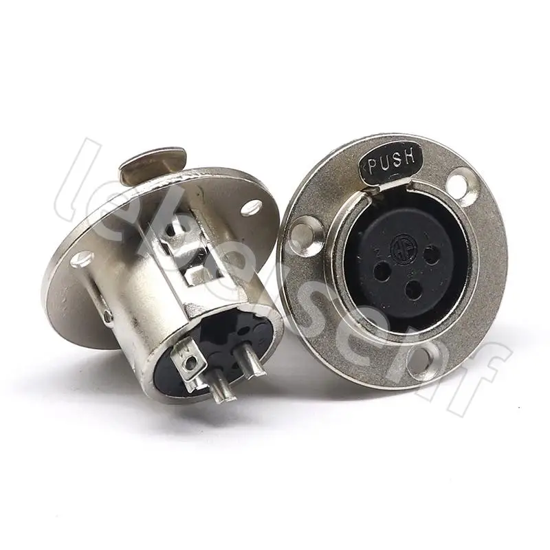 mount socket adaptador conector soquete de microfone audio 3pin 10pcs 04