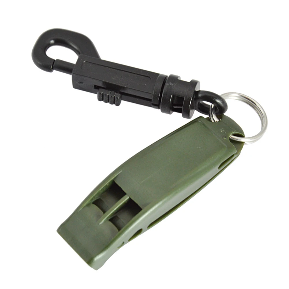 Dual Frequency Emergency Whistle One-piece Design Sos Whistle Loud Voice High Low Audio Strong Penetration Diving Rescue