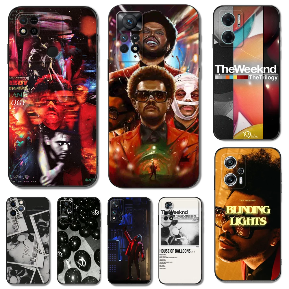 Custodia In Tpu Nero Per Xiaomi Poco M4 5G M5 M5S 4G Redmi A1 Plus Cover Per Telefono The Weeknd House Of Balloons