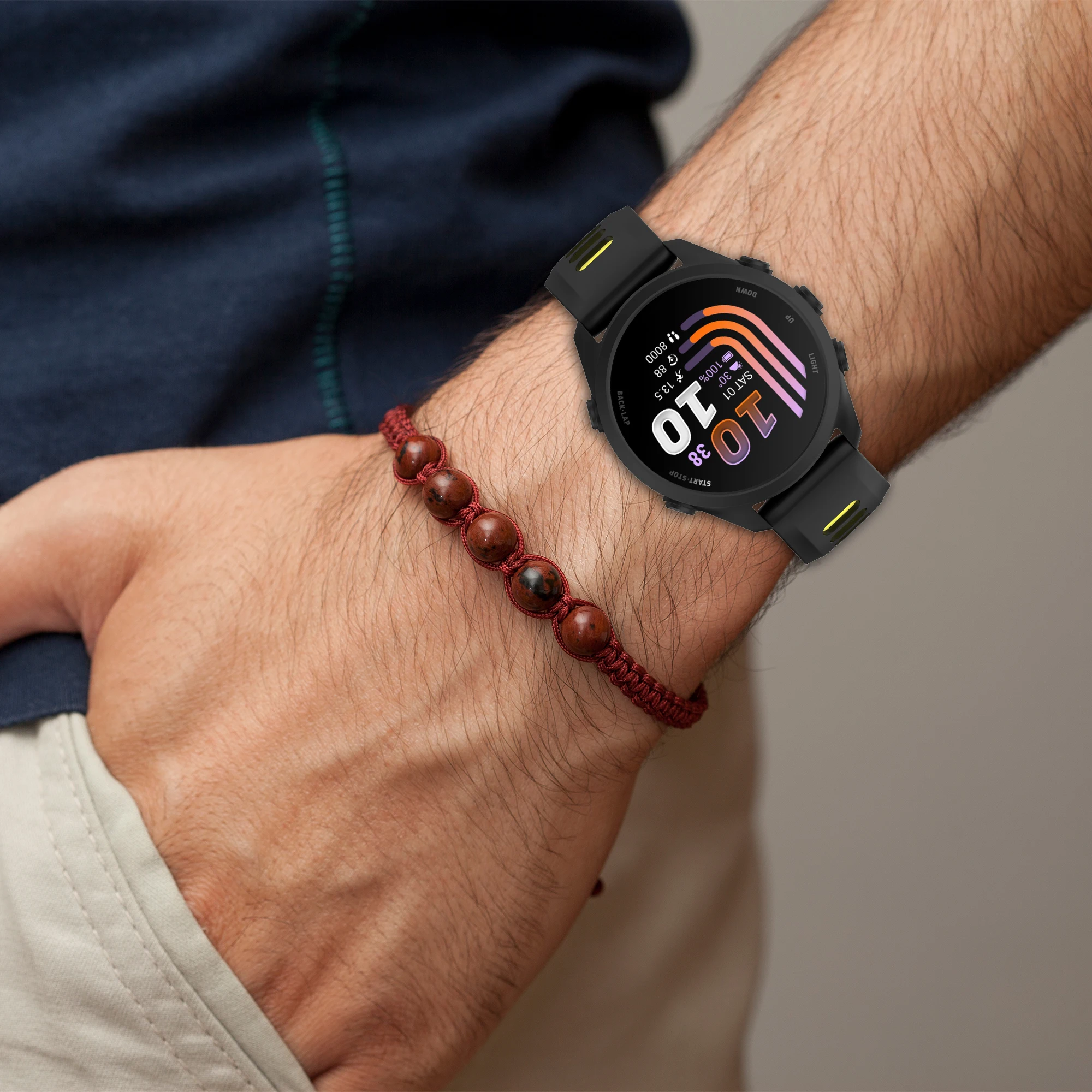 Sport Replacement Silicone Strap for Garmin Forerunner - Versatile and Durable Band