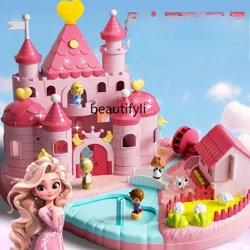 Toy girl 3 a 6 year old girl magnetic play castle birthday gift