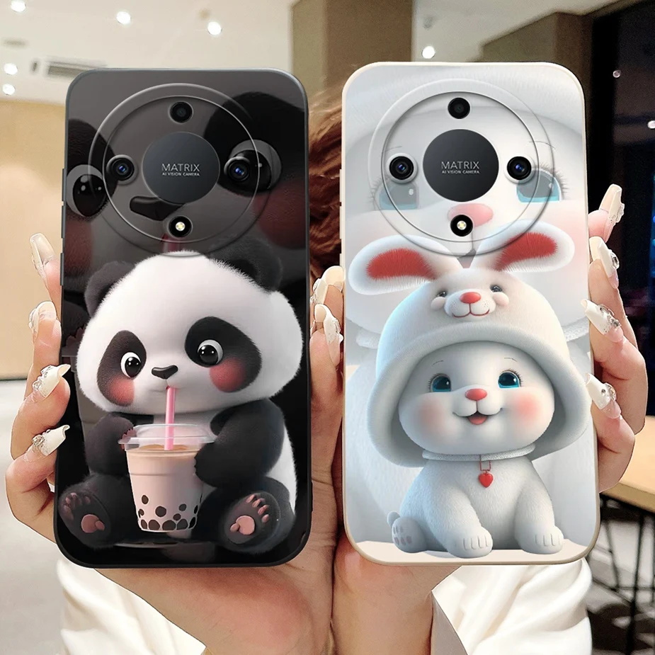 Charming Cartoon Painted Soft TPU Phone Case