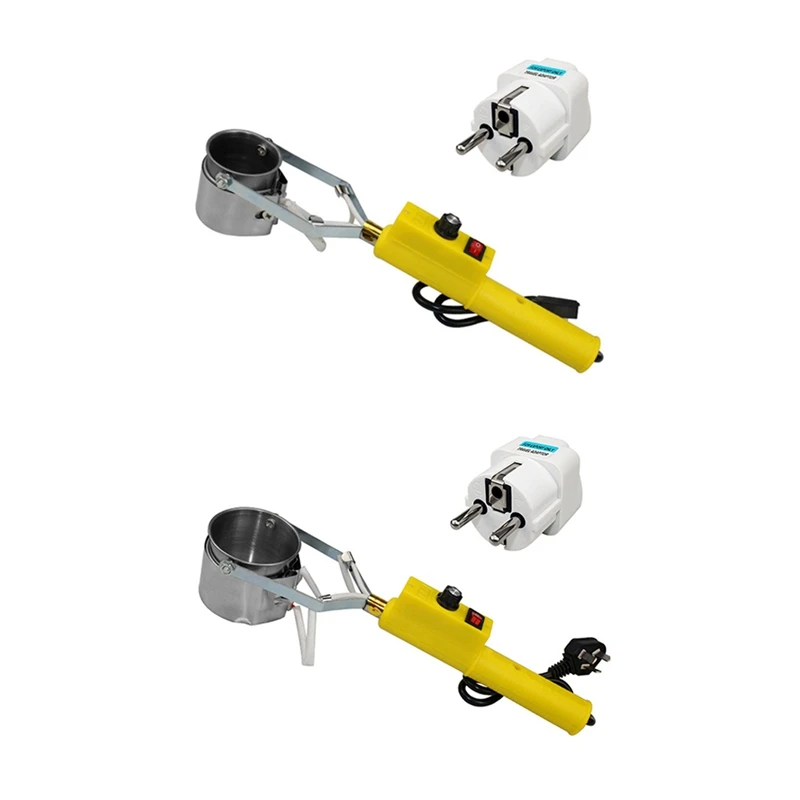 

Tin Melting Solder Pot Handheld Soldering Repair Furnace Adjustable Temperature Desoldering Pot Tool EU Plug Durable