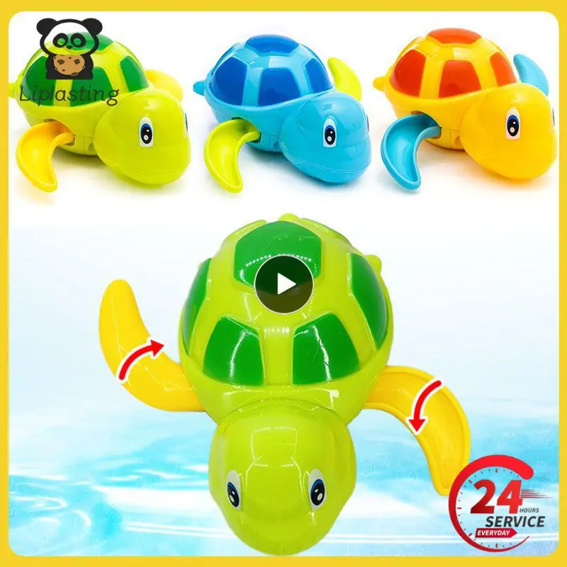 

Simulation Turtle Children's Clockwork Bath Toys Cute Turtle Shower Toys Pool Party Toys Baby Swim Play Toys Pools Water Fun