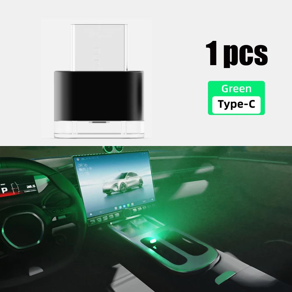 Mini Type-C LED Ambient Light – Portable Plug-and-Play Decorative Lighting