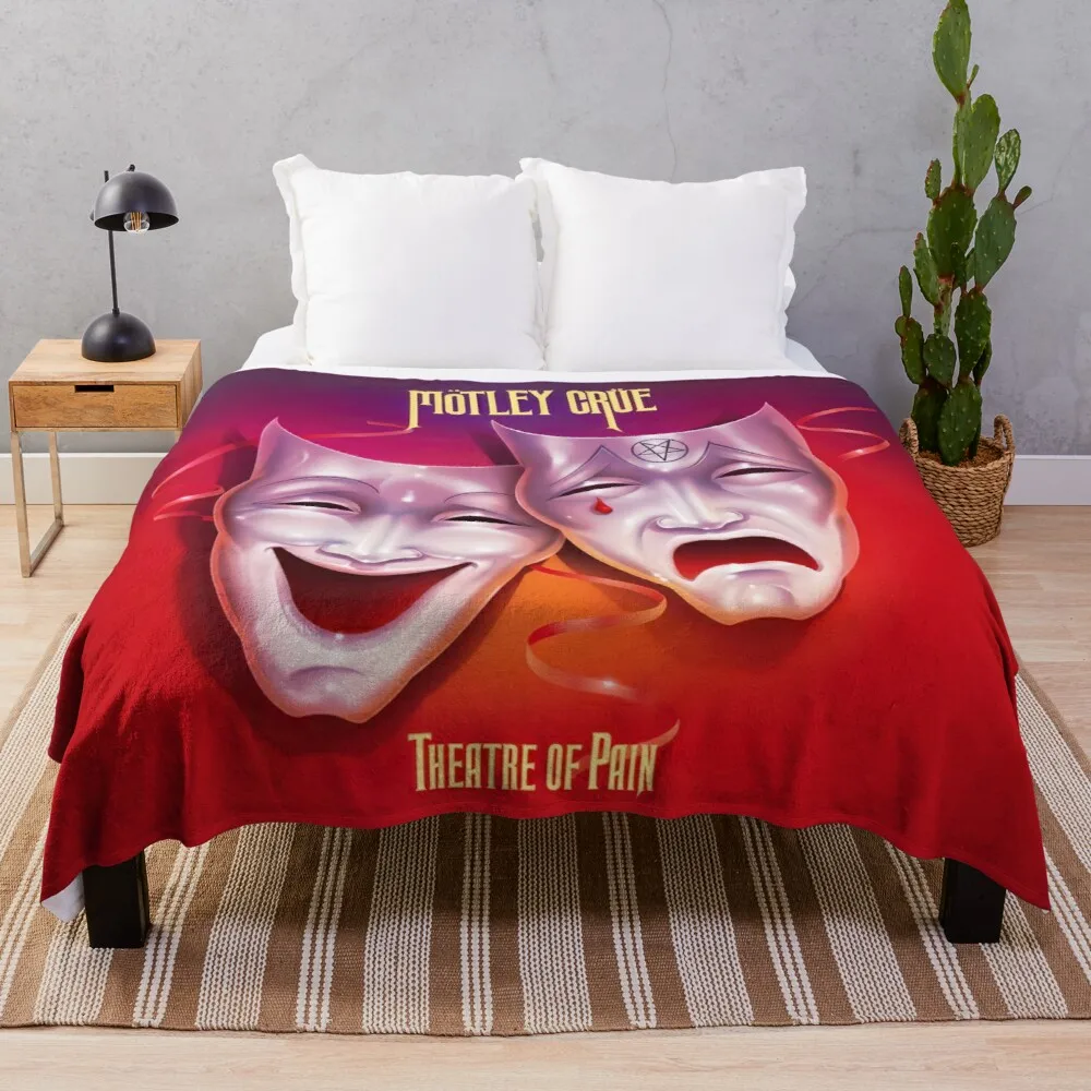 

Theatre of Pain 2 (HQ) Throw Blanket Floral Throw Blanket Couple Sheep Wool Blanket Hairy