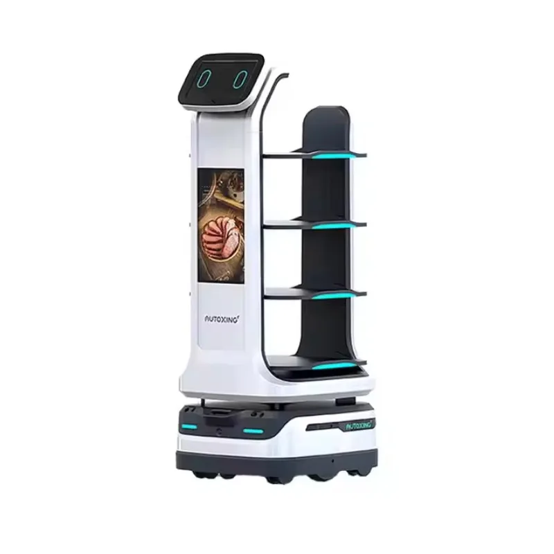 Robot di Consegna Cibo Personalizzato per Hotel e Ristoranti, Robot Intelligente per Self-Service - immagine 6