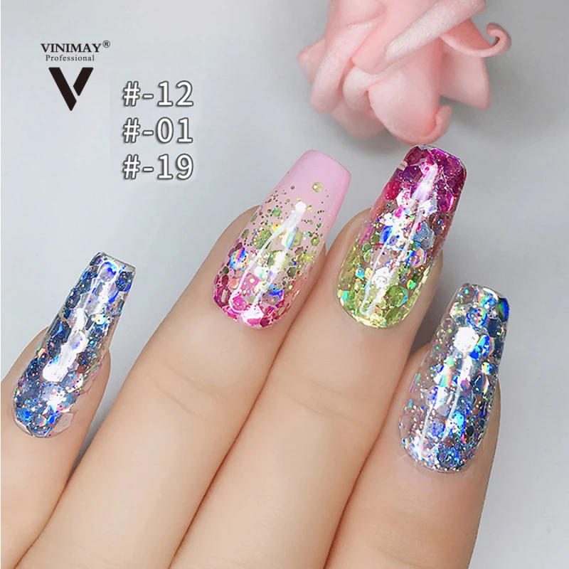 Colorful Star Glitter Gel Nail Polish Lasting Flashing Semi Permanent Soak  Off Uv Led Nail Gel Lacquer Nail Shop Dedicated - Nail Polish - AliExpress