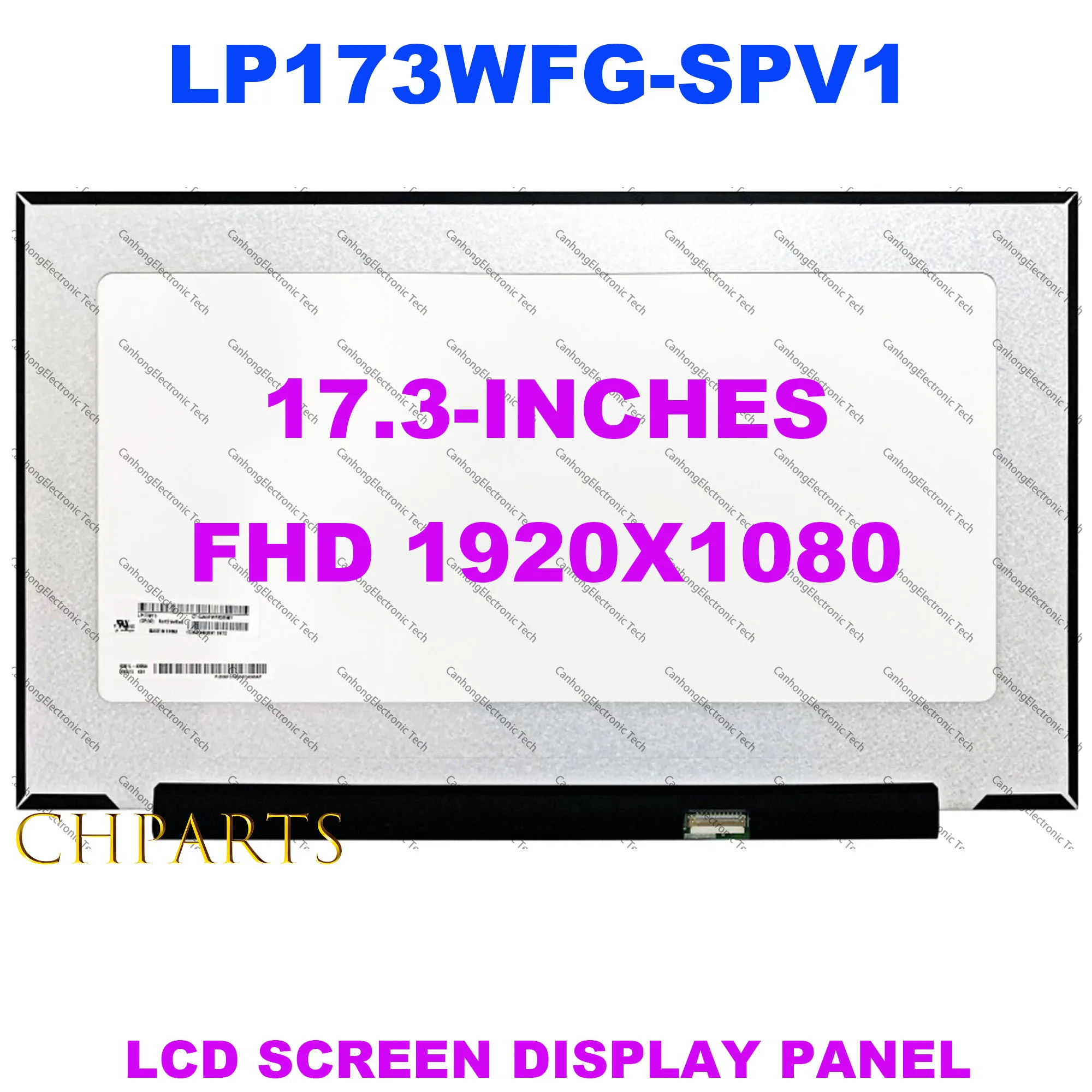 

17,3 дюймовый телефон, ЖК-экран, дисплей, запасная панель FHD 1920x1080, 40-контактный eDP 72% NTSC 300 Гц