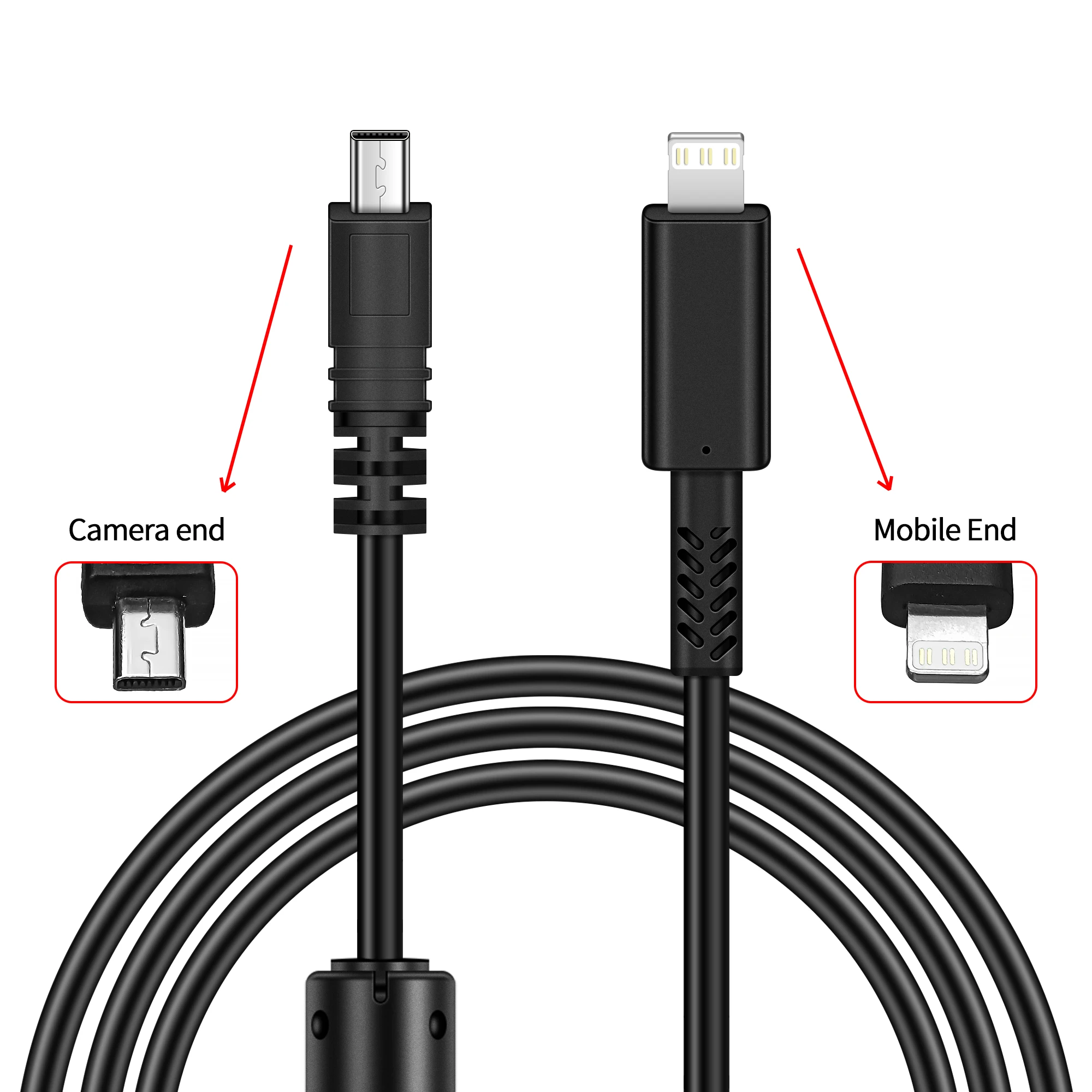 Nikon Camera to iPhone OTG Photo Transfer Cable