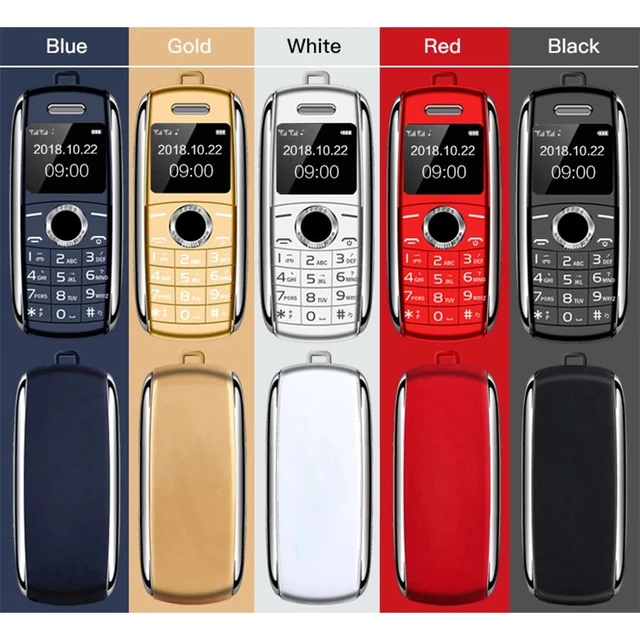 Mini téléphone portable X8 de 0.66 pouces, 2G GSM, débloqué, double SIM