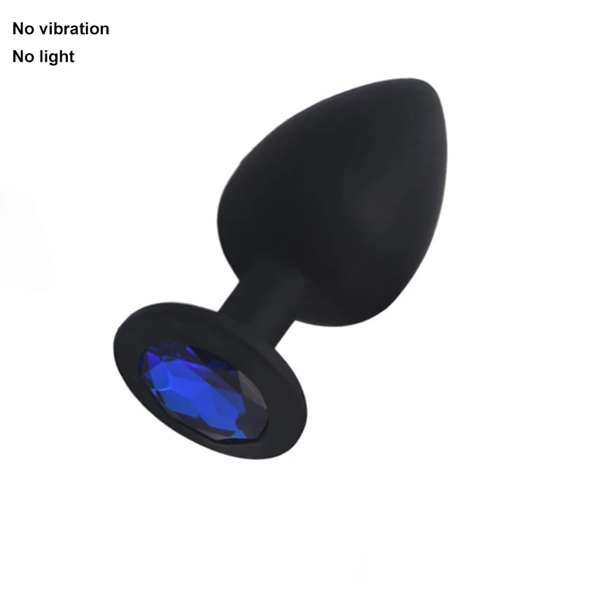 LED Colorful Light Butt Plug for Women Men Anal Plug Vibrator Prostate Massager Adults Sex Toys Wireless Remote Control Buttplug