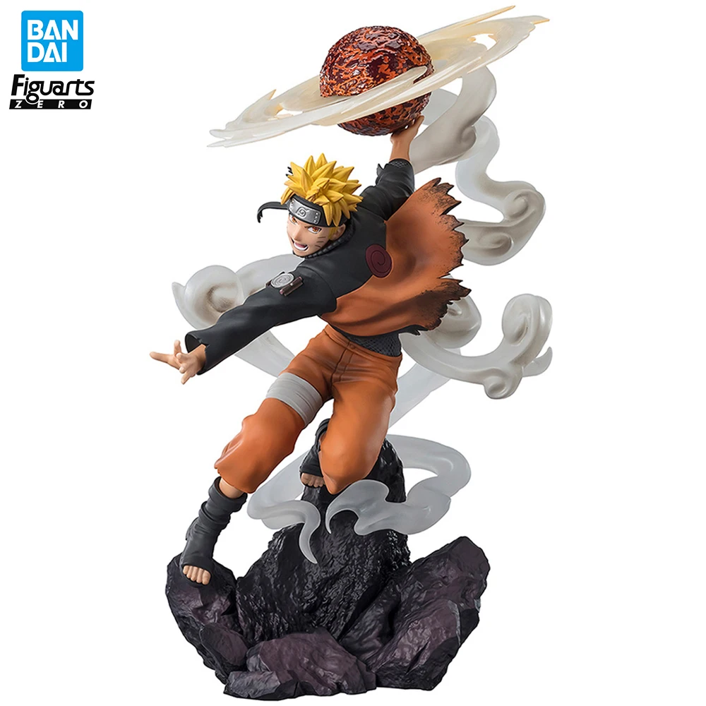 

Bandai FiguartsZERO Extra Battle Naruto Uzumaki (Sage Art Lava Release Rasenshuriken) 24 cm Great Anime Action Figure Model Toys