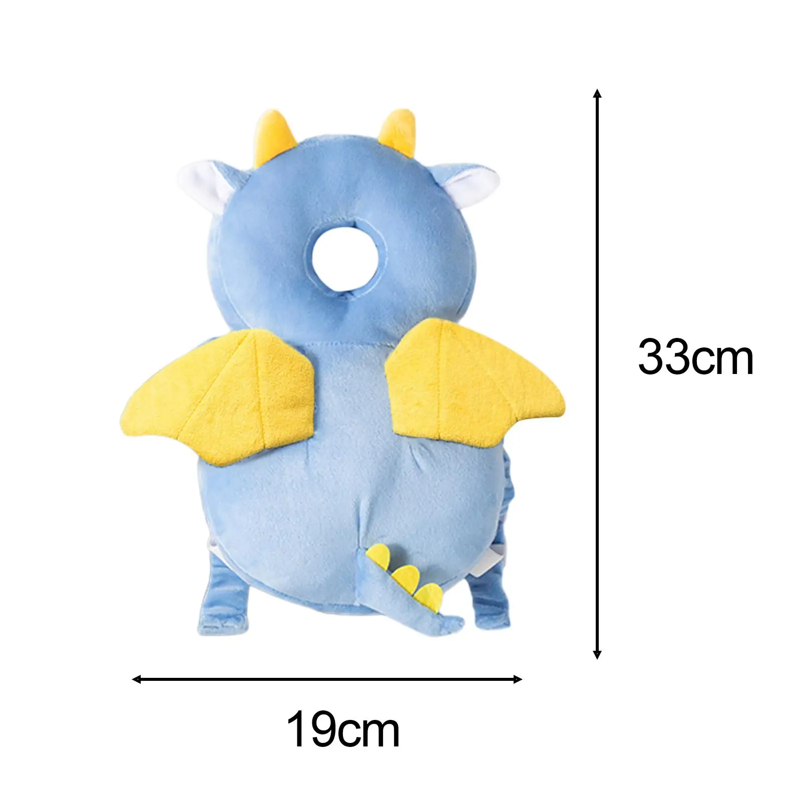 Baby Head Protector Backpack Walker Headrest Adjustable Walking Head Protection Backpack Cushion for Running Learning Children head protection pillow anti fall pillow