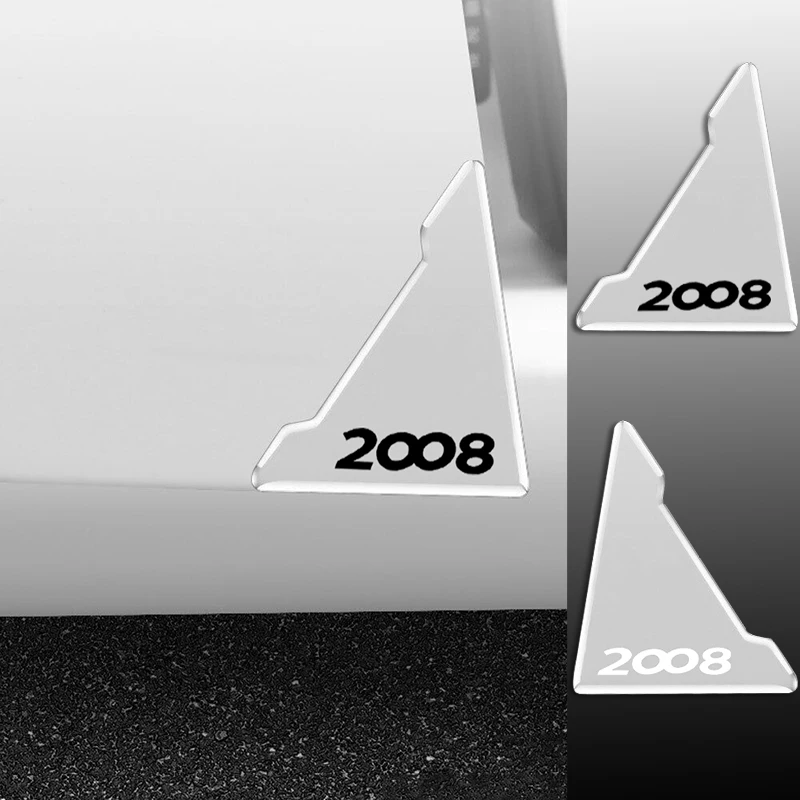 

Car Door Corner Anti Collision Covers Scratch Protector Stickers For Peugeot 2008 2017 2023 2015 2016 2019 2008 tuning 2014