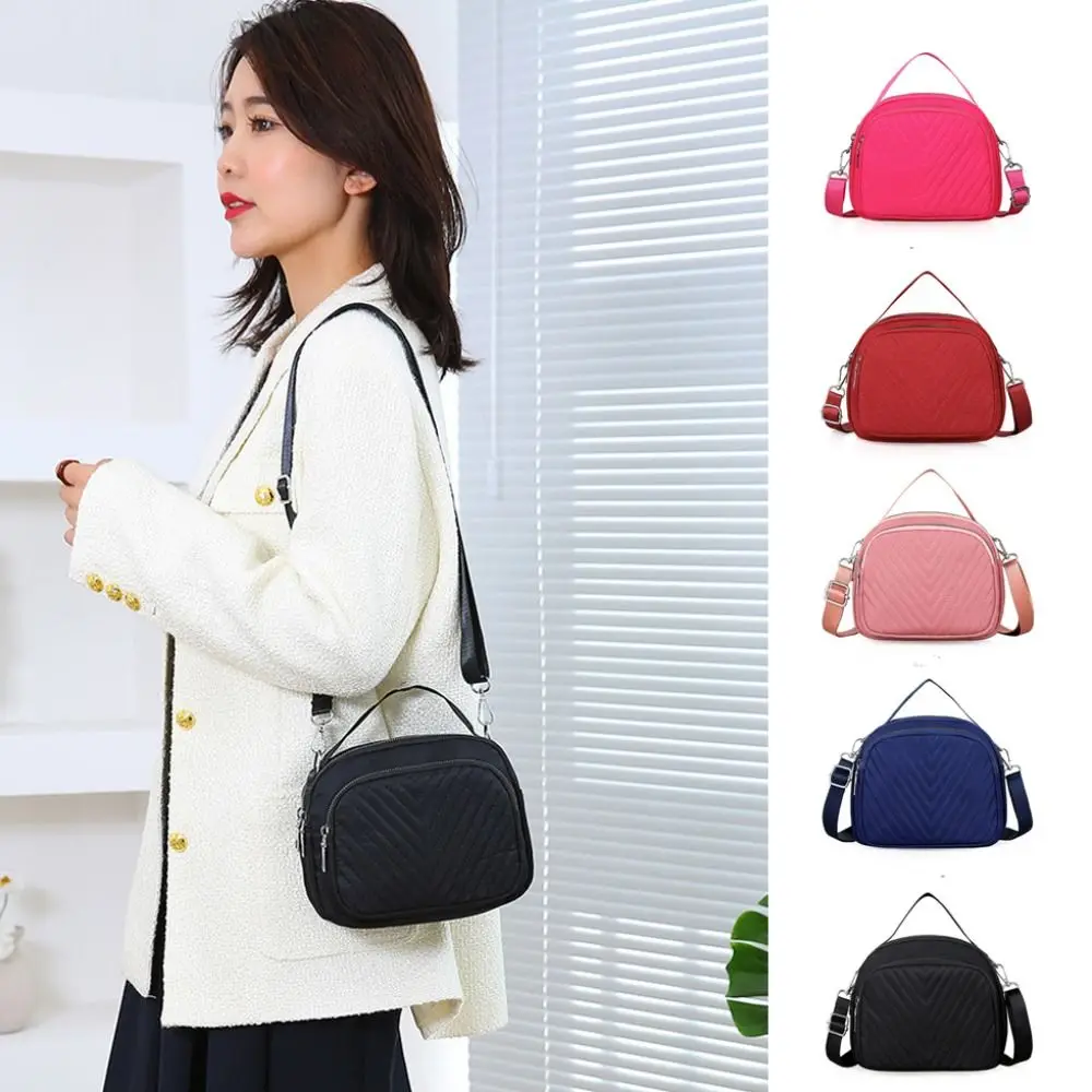 

Lingge Crossbody Bag Fashion Oxford Large-capacity Handbag Messenger Bag Women