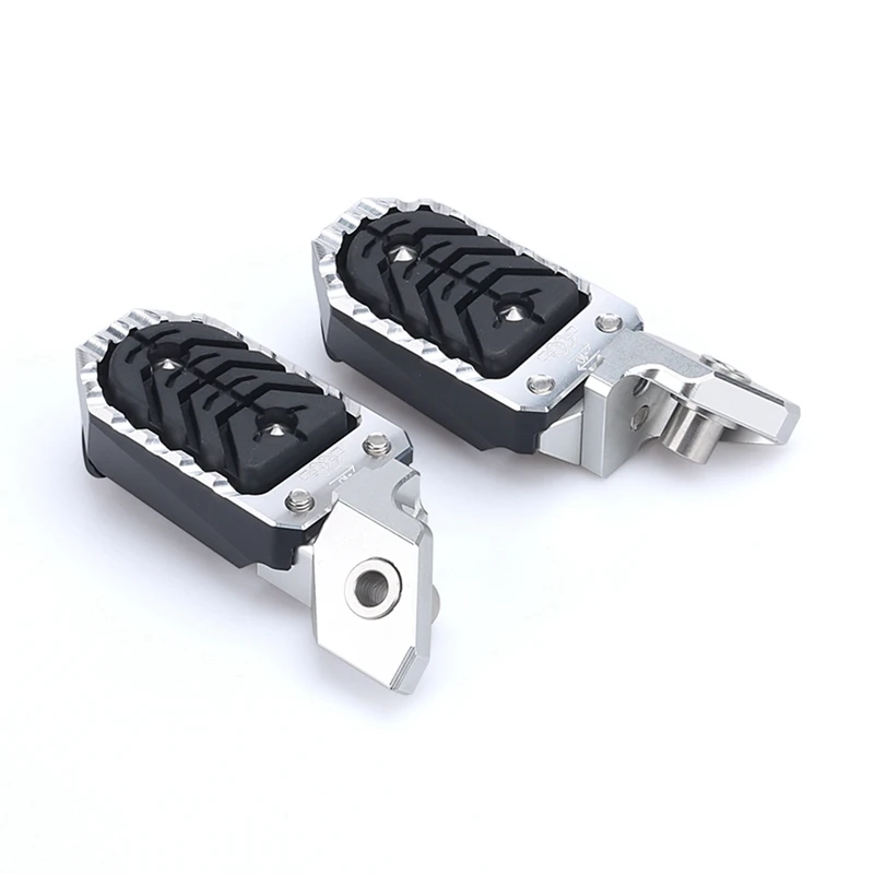 

Motorcycle Footrest Footpeg Foot Pegs Accessories For BMW F850GS ADVENTURE F850 GS Adventure ADV F750GS Component (Silver)