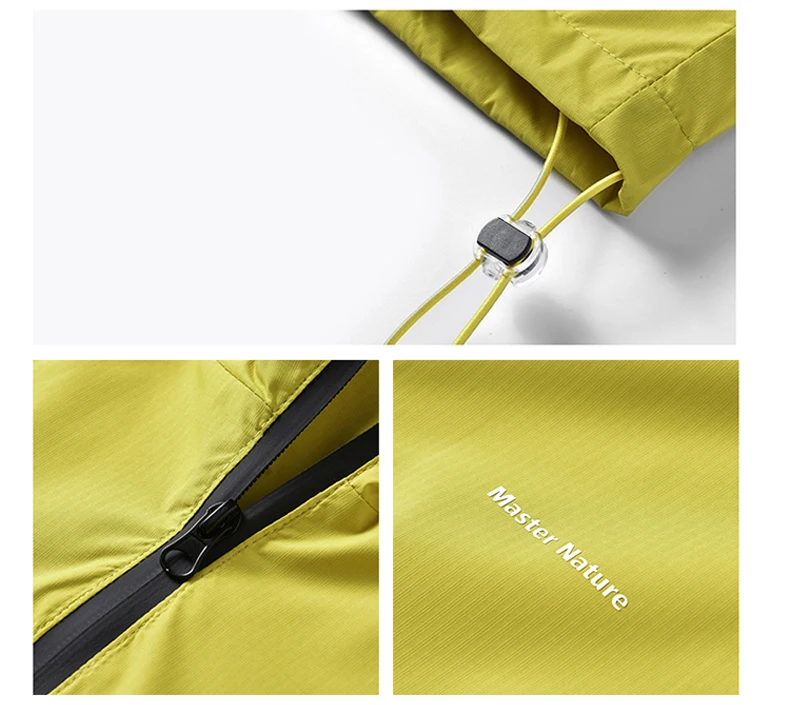 Men's Lightweight Windproof Waterproof Jacket Hooded Raincoat Thin Outdoor Hiking Running Fishing Travel Parka Windbreaker (S-4X